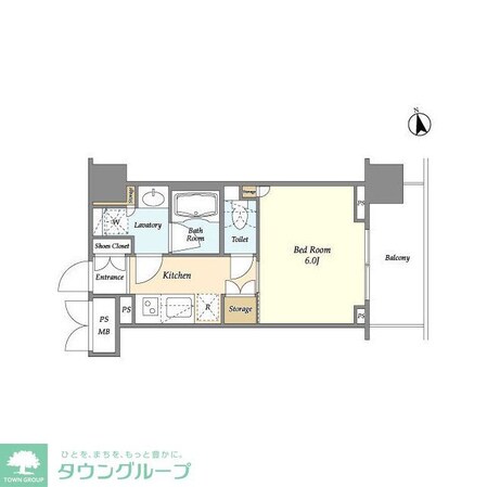 グランテール代々木の物件間取画像